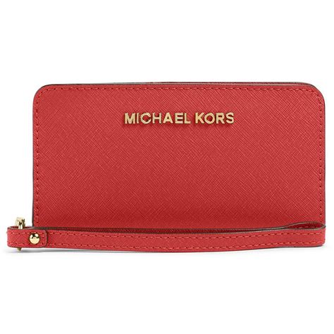 michael kors jet set mandarin wallet|Michael Kors wristlet jet set.